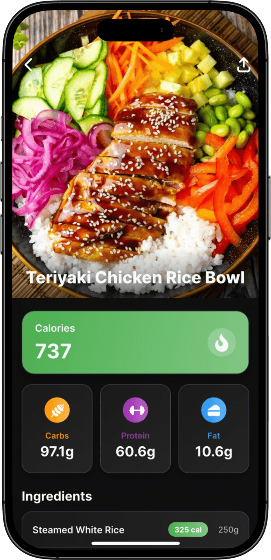 FitFlow app AI food scanner recognizing meals from photos for instant calorie and nutrition tracking