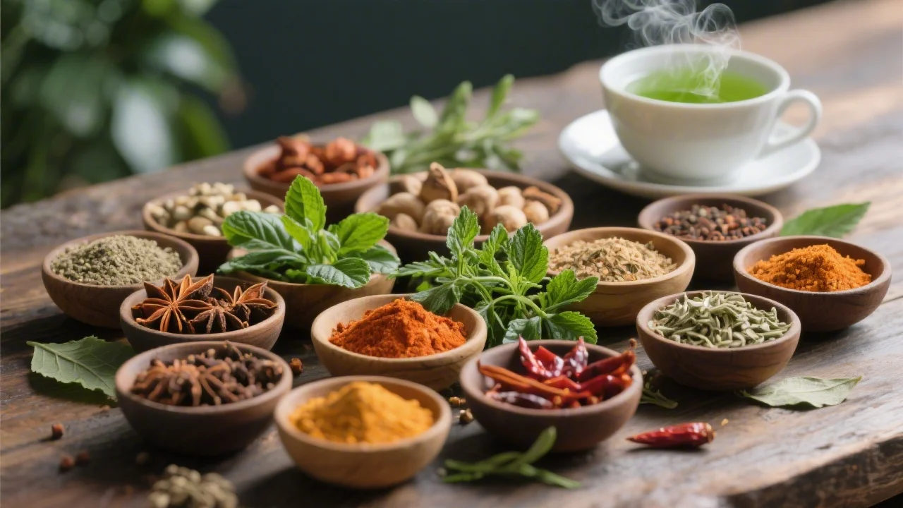 Spices, Herbs & Green Tea: Nature's Potent Healers