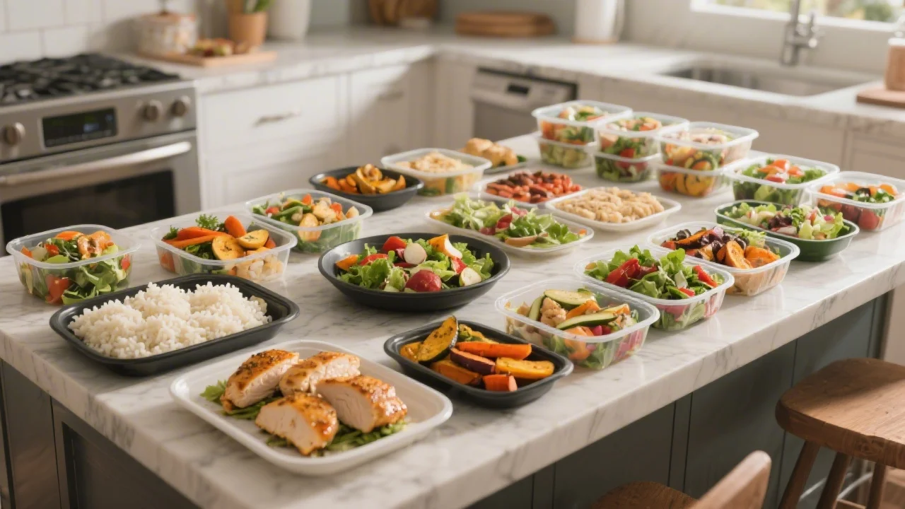 Sample 2-Hour Meal Prep Plan